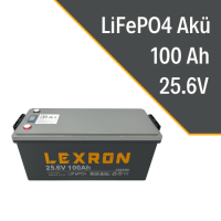 LEXRON 100A 100 Amper  100AH 24V LiFePo4 LİTYUM AKÜ