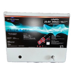 Prismacell 25.6V 210A 210 Amper LiFePo4 Akü ABS Kasa (24V 200 Amper Lityum Batarya) Solar Akü