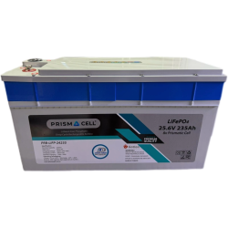 Prismacell Lifepo4 Akü 235A 235 Amper 25.6 6kWh Volt Lityum Marin, Karavan, 24V Solar Akü Batarya