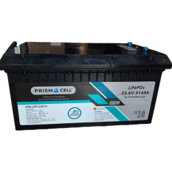 Prismacell LiFePO4 Akü 314 AH 25.6 V Volt TURBO FAST CHARGING Karavan, Marin, Solar Yaşam Aküsü