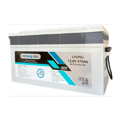 Prismacell LiFePO4 Akü 470A 12.8V 6kWh Lityum Marin, Karavan, 12V 470 Amper Solar Akü Batarya