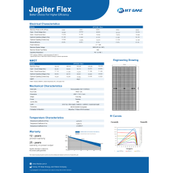 550w Esnek Güneş Paneli Marin / Karavan / Trapez Çatı / Branda Üstü Hafif ve Kolay Montaj Solar Panel HT72-18X NLM