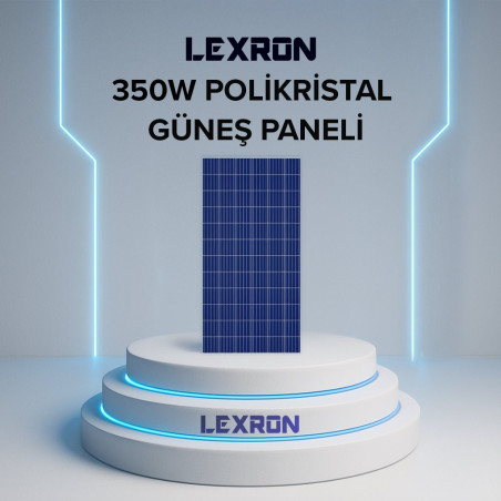 Lexron 350W POLYKRISTAL GÜNEŞ PANELİ