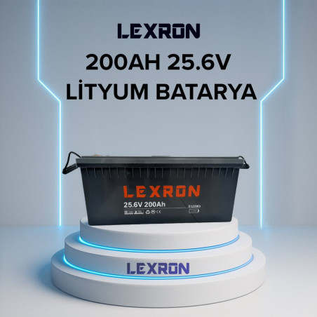 Lexron 200AH 25.6V LİTYUM BATARYA