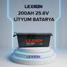 Lexron 200AH 25.6V LİTYUM BATARYA