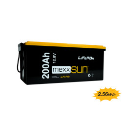 MEXXSUN Lityum Akü 12,8V 200Ah (LiFePo4) 2560Wh
