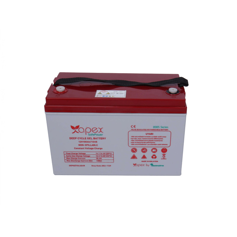 12V 100Ah Safepower Jel Akü Apex