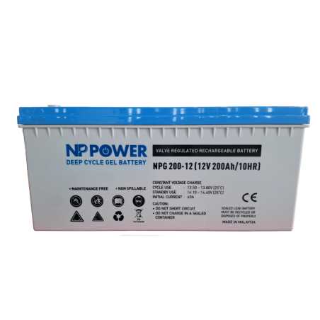 NP-POWER 200Ah JEL AKÜ