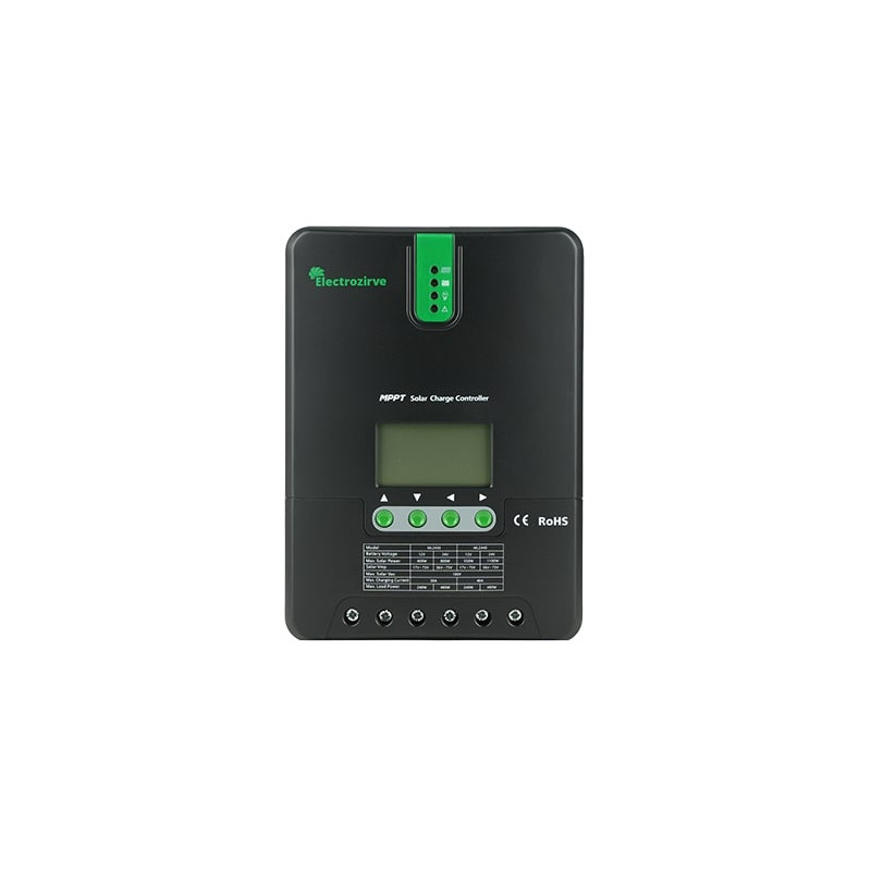Electrozirve ML2420 20A MPPT Solar Charge Controller 12/24V (Ekranlı)
