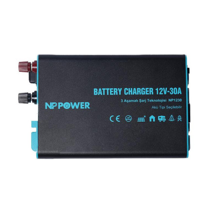 NP1230 NP Power 12V 30A Akü Şarj Cihazı