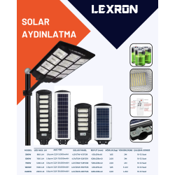 Lexron 500W SOLAR AYDINLATMA