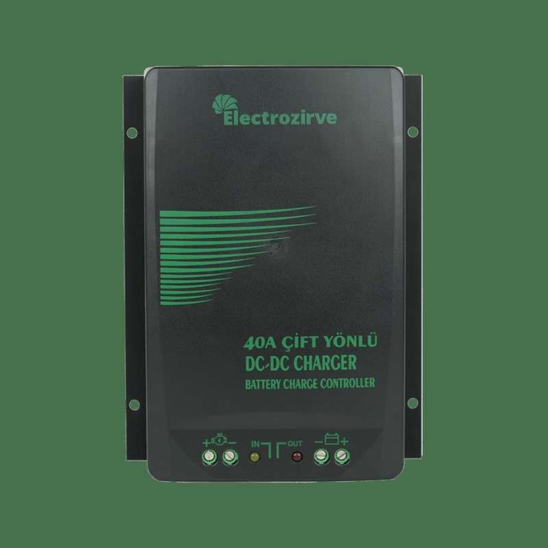 40A Dc-Dc Bidirection Charger Akü Şarj Kontrol+Ekran