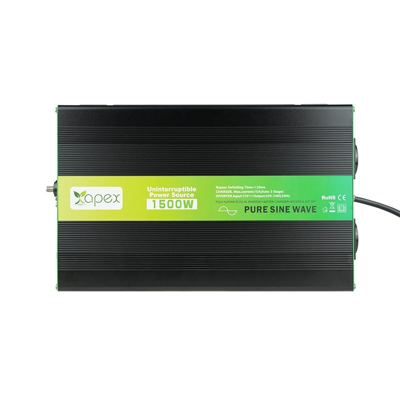 NPS1500-12 Apex 1500W Şarjlı Tam Sinüs İnverter 12V