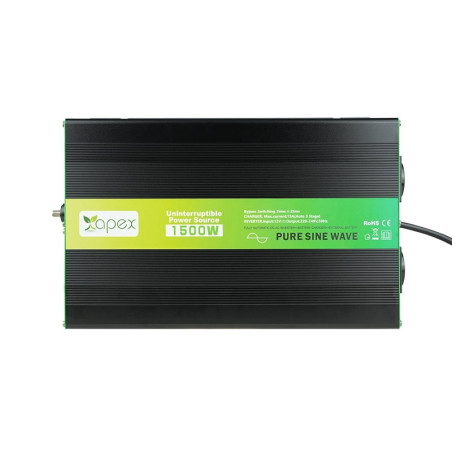 NPS1500-12 Apex 1500W Şarjlı Tam Sinüs İnverter 12V