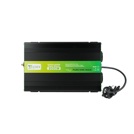 NPS2000-12 Apex 2000W Şarjlı Tam Sinüs İnverter 12V