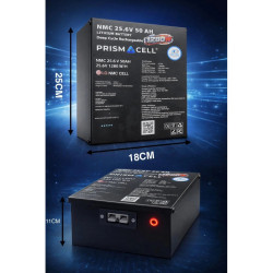 Lityum Tekerlekli Sandalye Aküsü Engelli Araba Aküsü 25.6 Volt 50 ah Lityum Hızlı Şarj