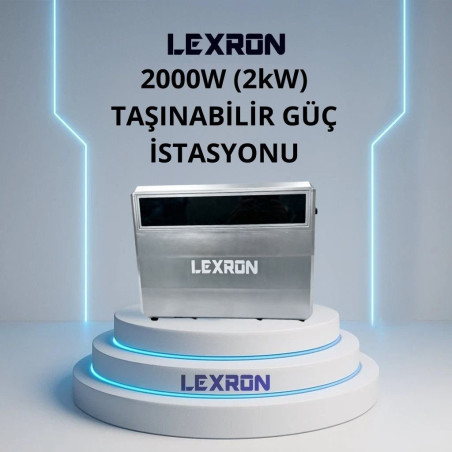 Lexron 2000W (2kW) TAŞINABİLİR GÜÇ İSTASYONU