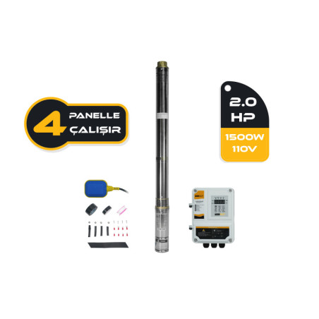 MEXXSUN DC Pompa 2Hp / 1500W / 110V (3RDC3.8-180-110-1500)