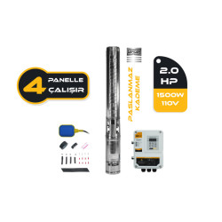 MEXXSUN DC Pompa 2Hp / 1500W / 110V (SS Impeller) (4RDSS4.8-203-110-1500)