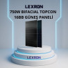 Lexron 750W BIFACIAL 132 CELL 16BB HALF-CUT TOPCON  GÜNEŞ PANELİ