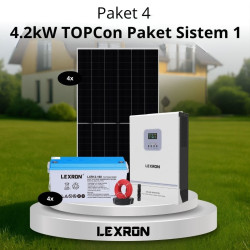 Urla Solar 4.2kW TOPCON PAKET SİSTEM 1 (PAKET 4)