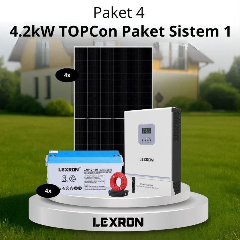 Urla Solar 4.2kW TOPCON PAKET SİSTEM 1 (PAKET 4)