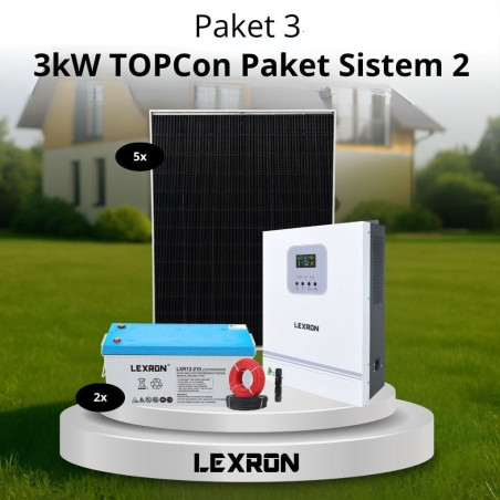 Urla Solar 3kW TOPCON PAKET SİSTEM 2 (PAKET 3)