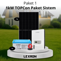 Urla Solar 1kW TOPCON PAKET SİSTEM (PAKET 1)