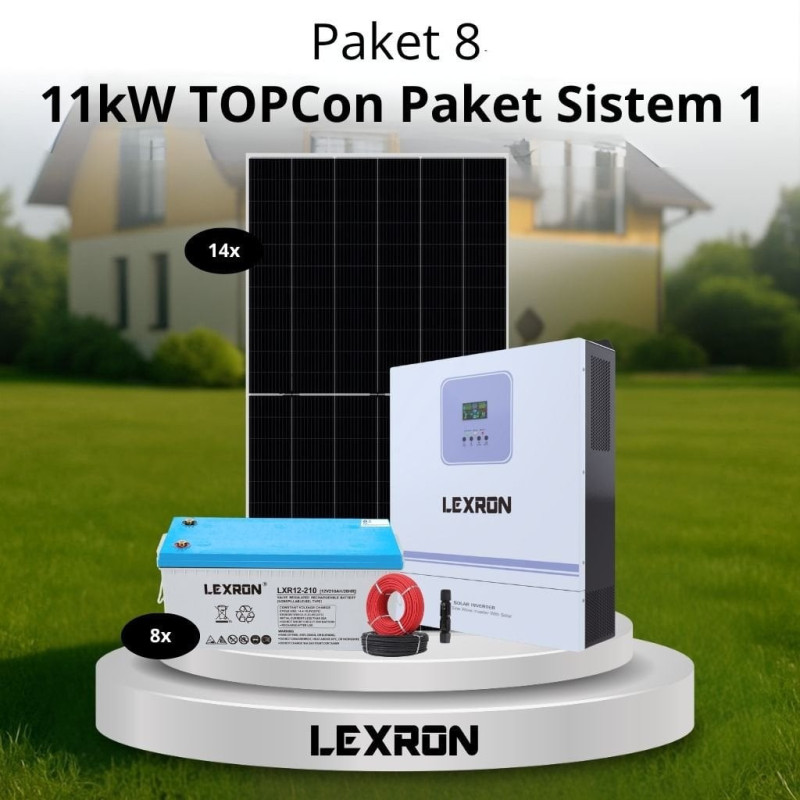 Urla Solar 11kW TOPCON PAKET SİSTEM 1 (PAKET 8)