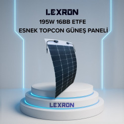 Ecosol 195W 16BB ETFE ESNEK TOPCON GÜNEŞ PANELİ ()