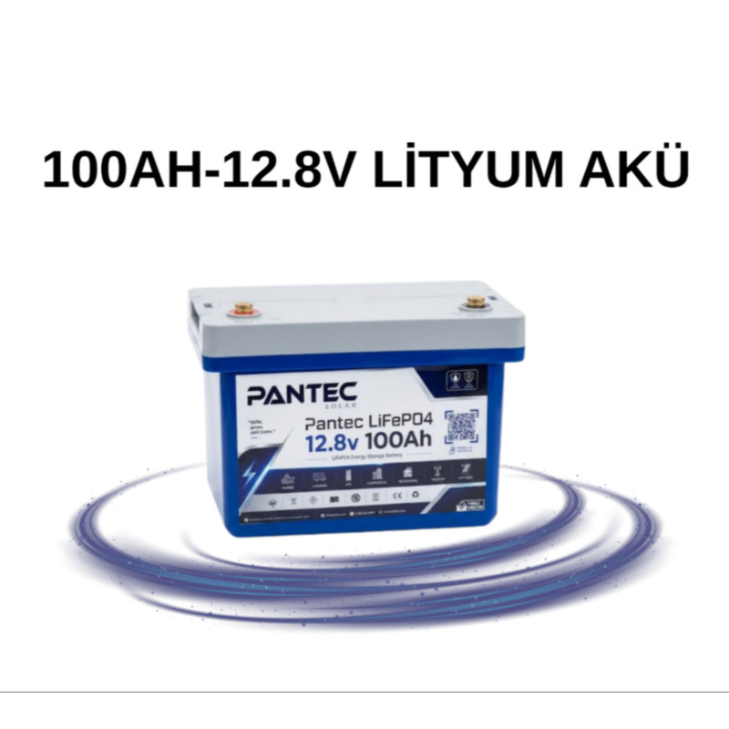 PANTEC 100AH-12.8V LİTYUM AKÜ