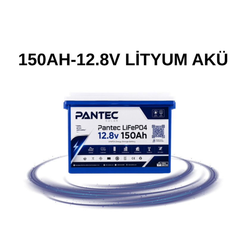 PANTEC 150AH-12.8V LİTYUM AKÜ