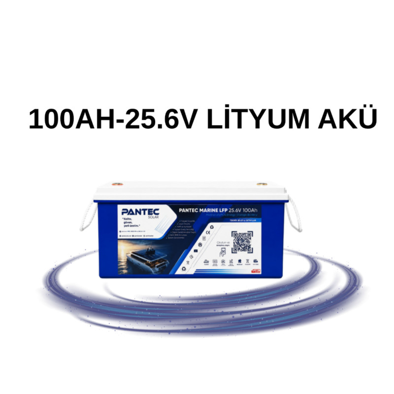 PANTEC 100AH-25.6V LİTYUM AKÜ