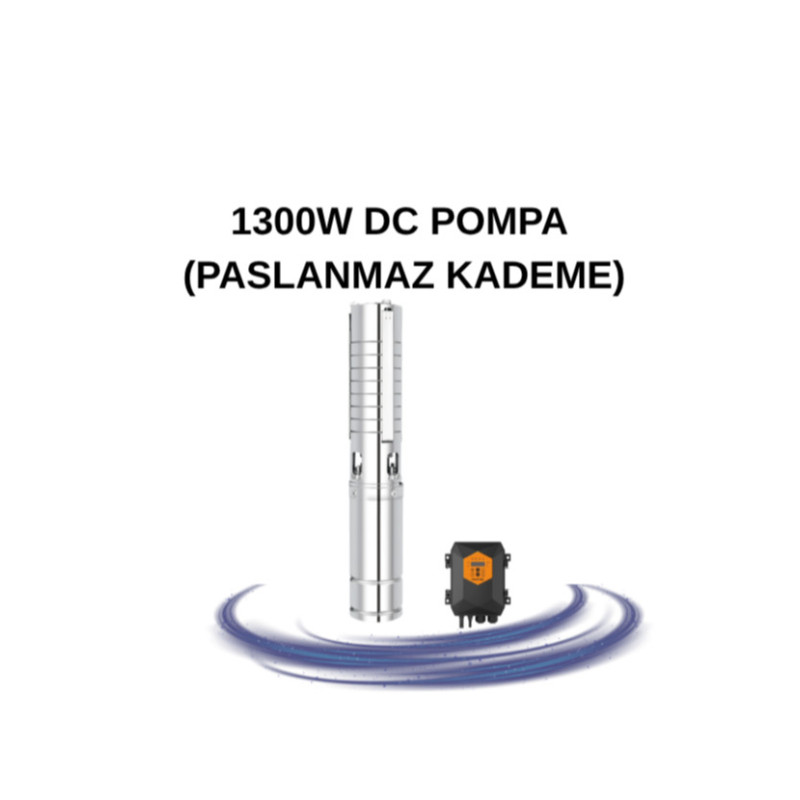 PANTEC 1300W DC POMPA (PASLANMAZ KADEME)