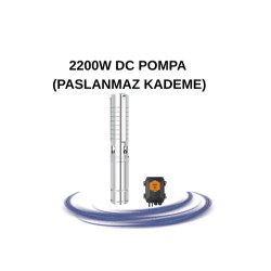 PANTEC 2200W DC POMPA (PASLANMAZ KADEME)