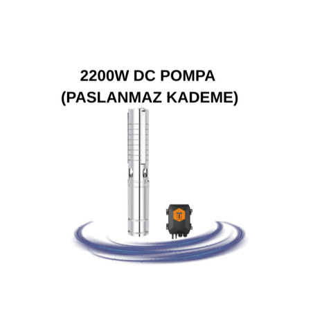 PANTEC 2200W DC POMPA (PASLANMAZ KADEME)