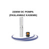 PANTEC 2200W DC POMPA (PASLANMAZ KADEME)