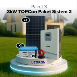 Urla Solar 3kW TOPCON PAKET SİSTEM 2 (PAKET 3)