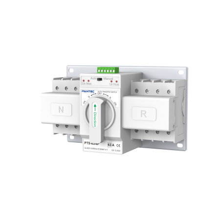 PANTEC 63A MONOFAZ TRANSFER SWITCH (OTOMATİK)