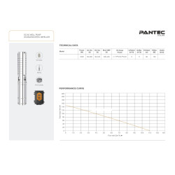 PANTEC 2200W DC POMPA (PASLANMAZ KADEME)