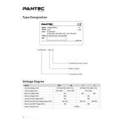 PANTEC 3HP 2.2KW SOLAR POMPA INVERTER (3x220V)