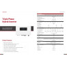 CHISAGE 50KW HİBRİT TRİFAZE INVERTER YÜKSEK VOLTAJ