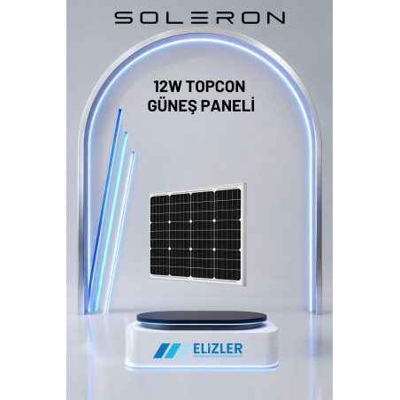 SOLERON 12W TOPCON GÜNEŞ PANELİ