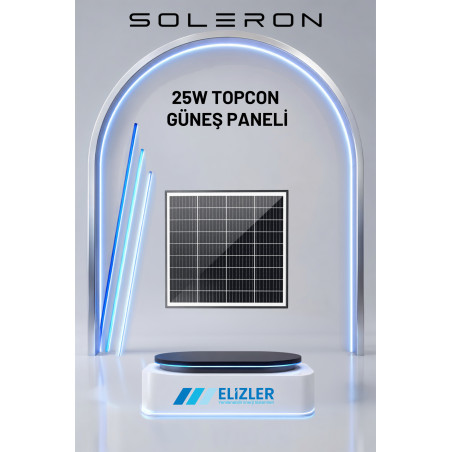SOLERON 25W TOPCON GÜNEŞ PANELİ