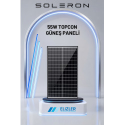 SOLERON 55W TOPCON GÜNEŞ PANELİ