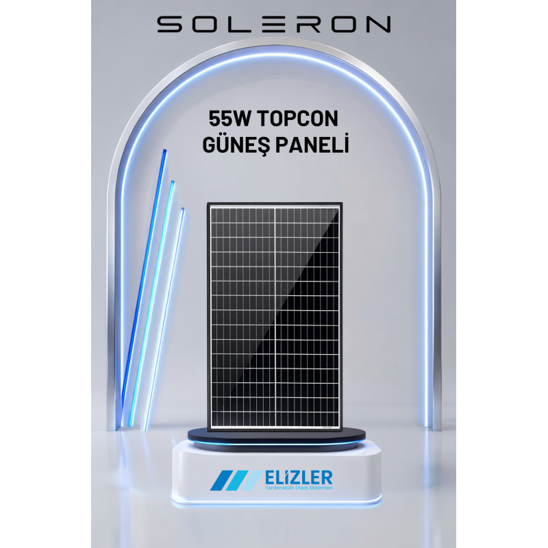 SOLERON 55W TOPCON GÜNEŞ PANELİ