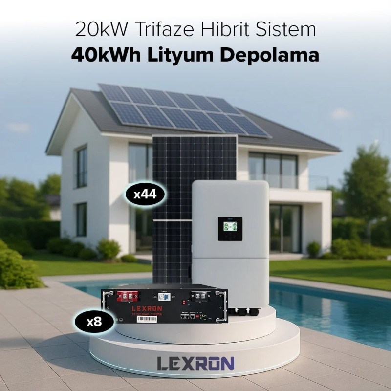 Urla Solar 20KW TRİFAZE HİBRİT SİSTEM 3