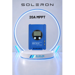 SOLERON 20A MPPT ŞARJ KONTROL CİHAZI 12/24V