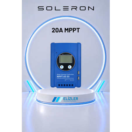SOLERON 20A MPPT ŞARJ KONTROL CİHAZI 12/24V