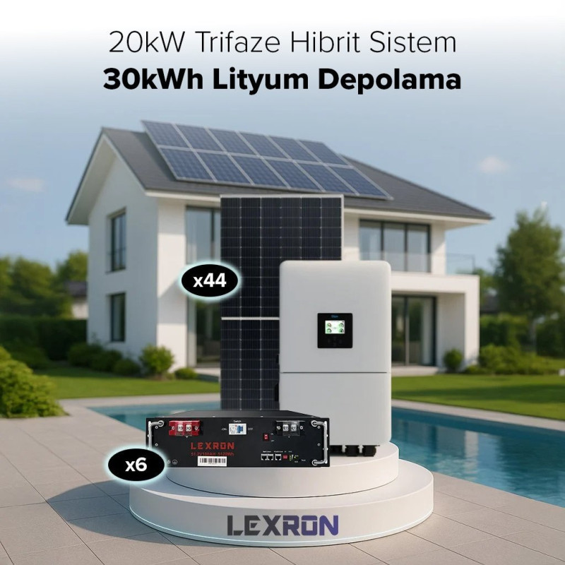 Urla Solar 20KW TRİFAZE HİBRİT SİSTEM 2